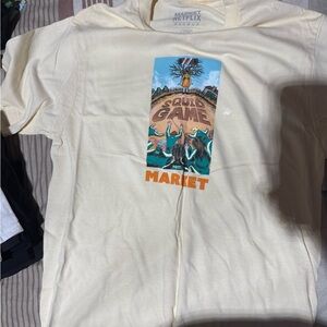 PacSun Cream Squid Game Graphic Tee